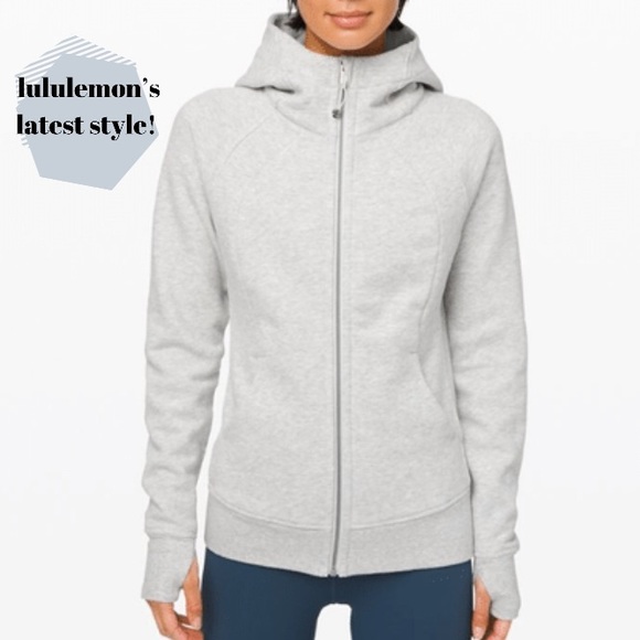 lululemon athletica Tops - Lululemon / Scuba Hoodie *Light Cotton Fleece
